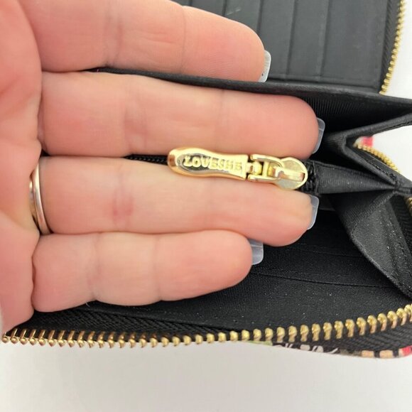 LOVESHE Women's Wallet RFID Blocking Bohemian style Credit Card Zip Around Phone - Picture 4 of 4